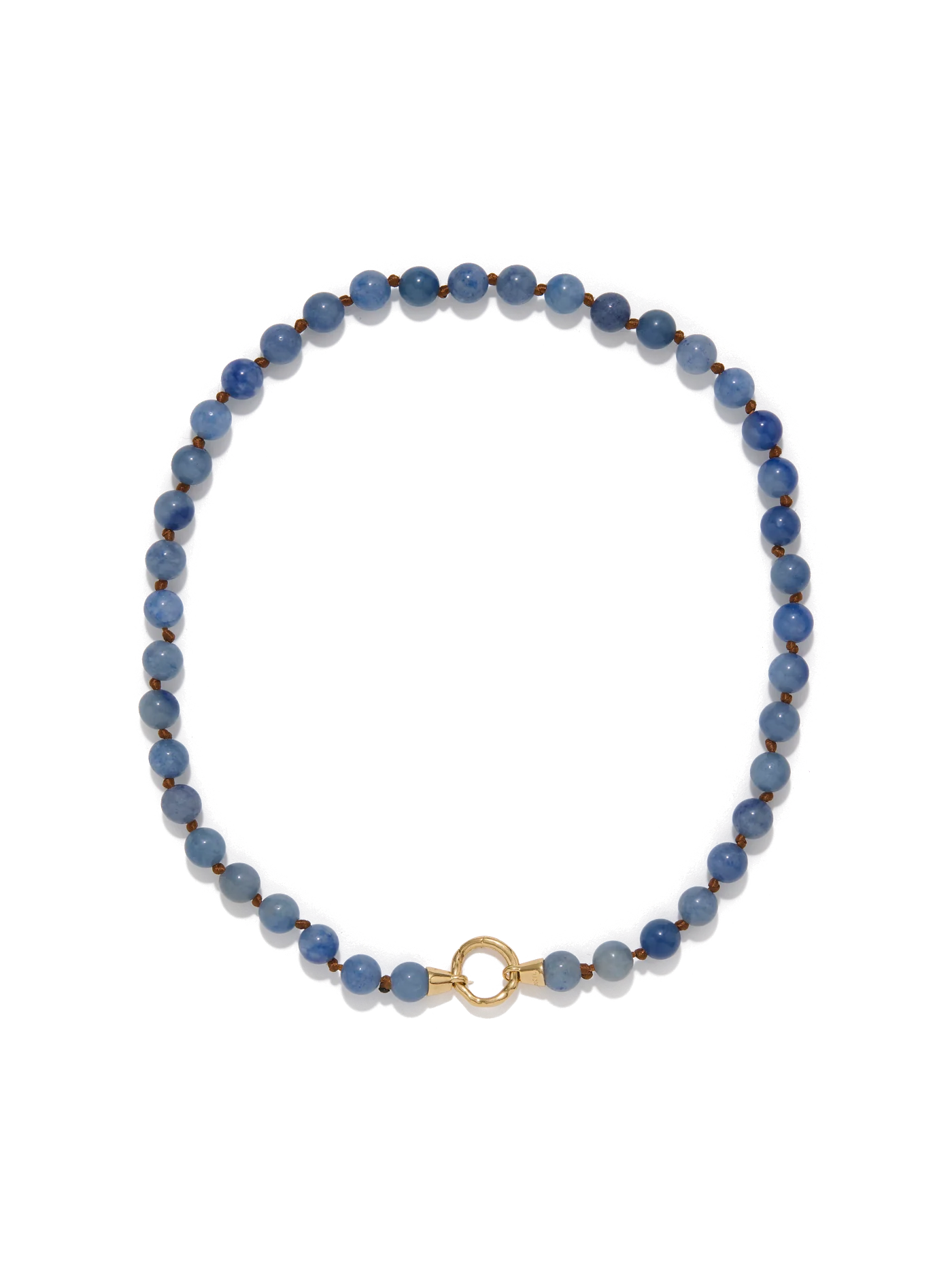 Eve Necklace | Blue Aventurine Gold - Image 3