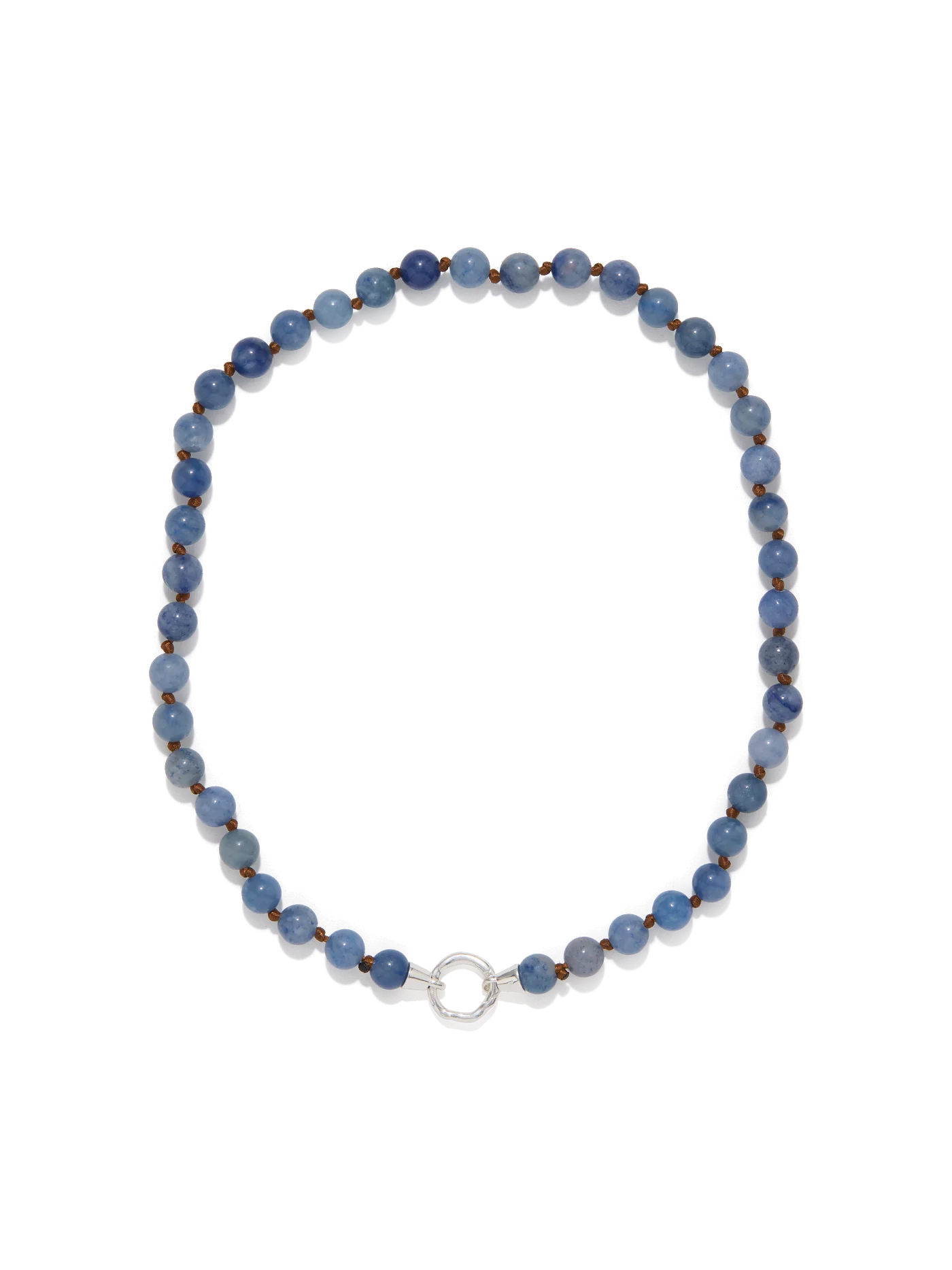 Eve Necklace | Blue Aventurine Silver - Image 3