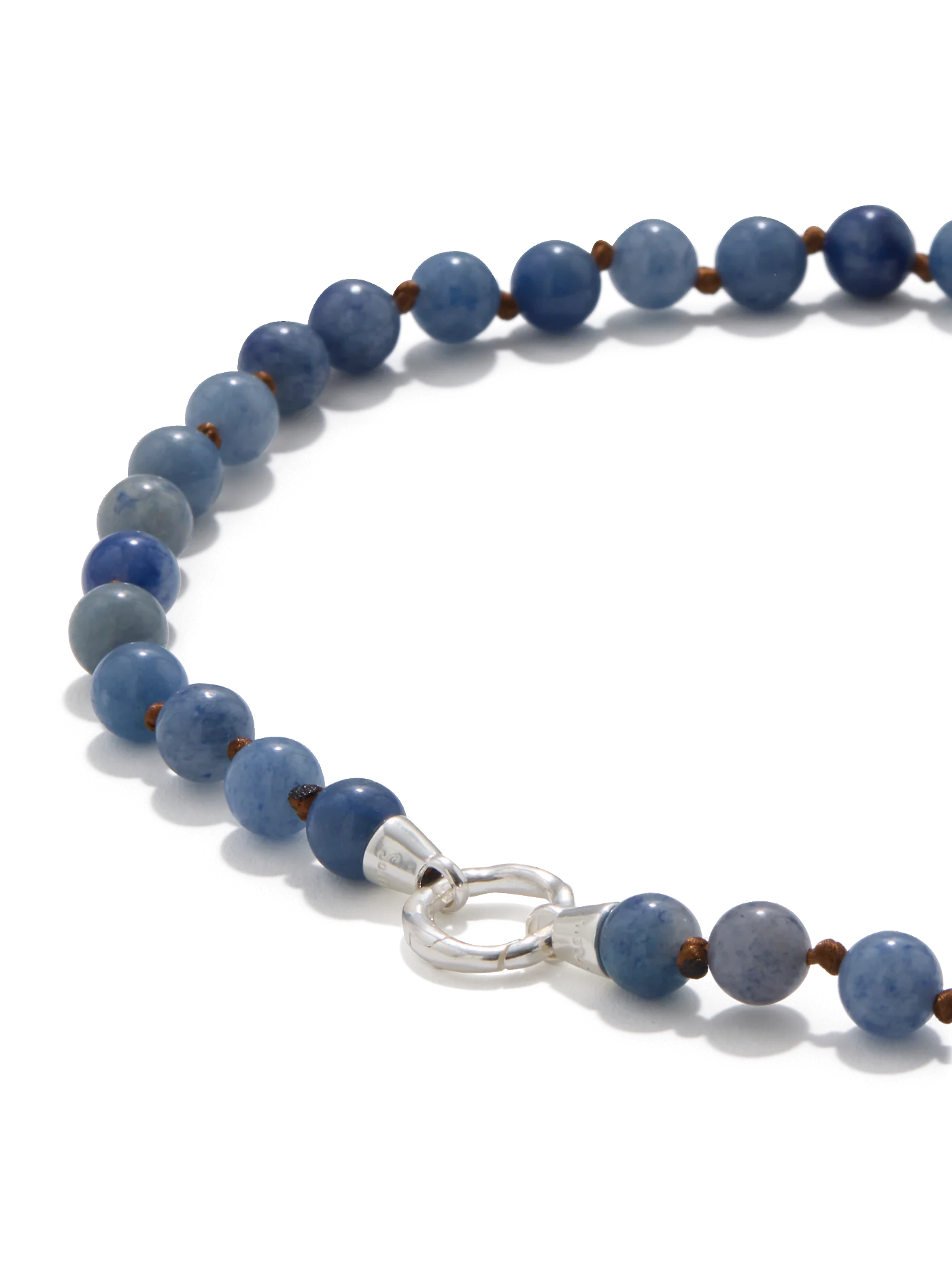 Eve Necklace | Blue Aventurine Silver - Image 4