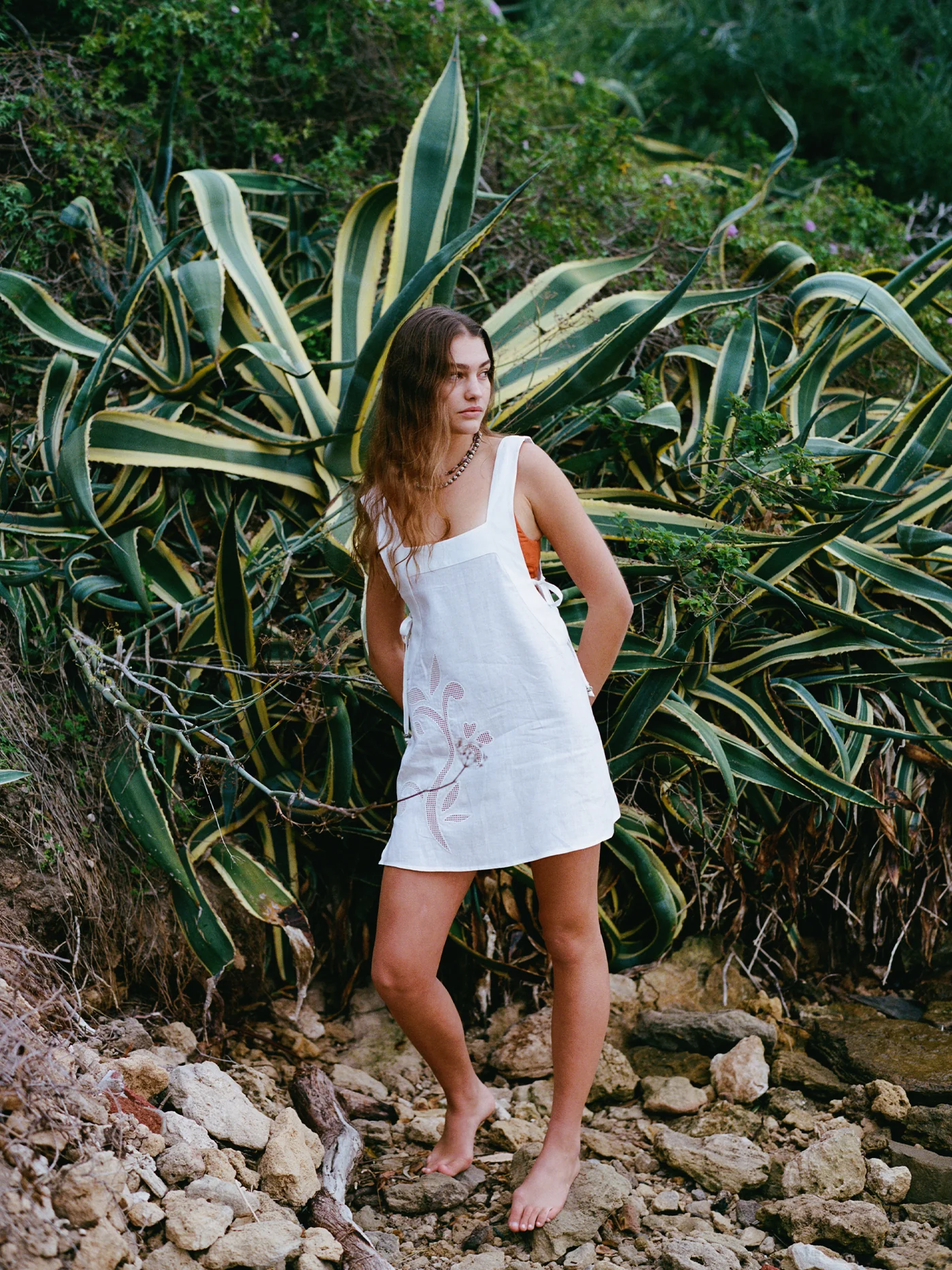 Harper Mini Dress | Lotus Broderie - Image 5