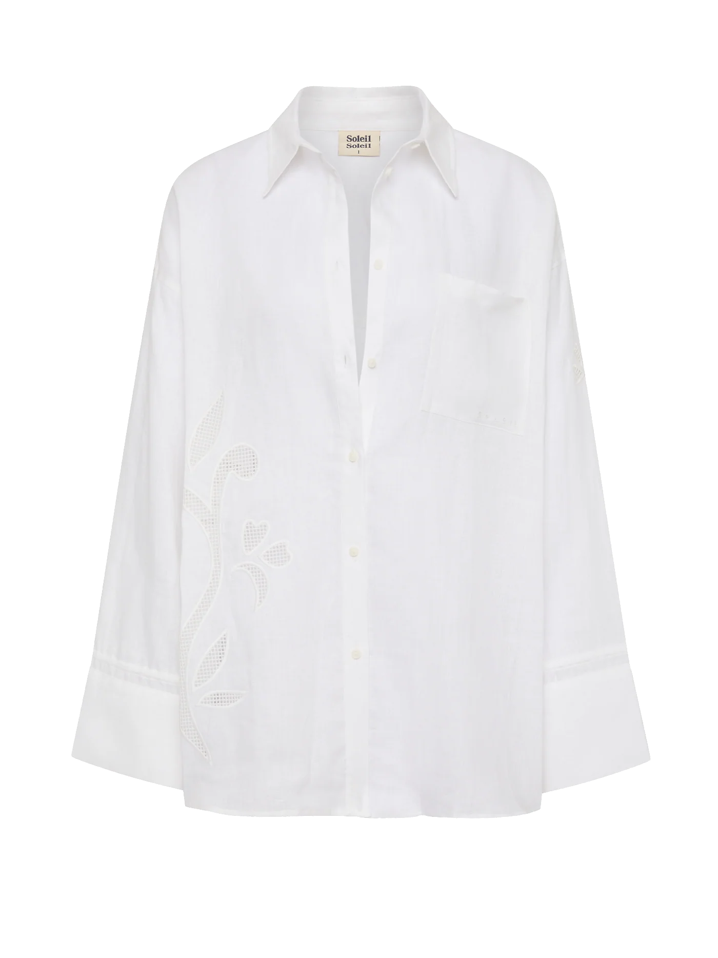 Riley Shirt | Lotus Broderie - Image 3