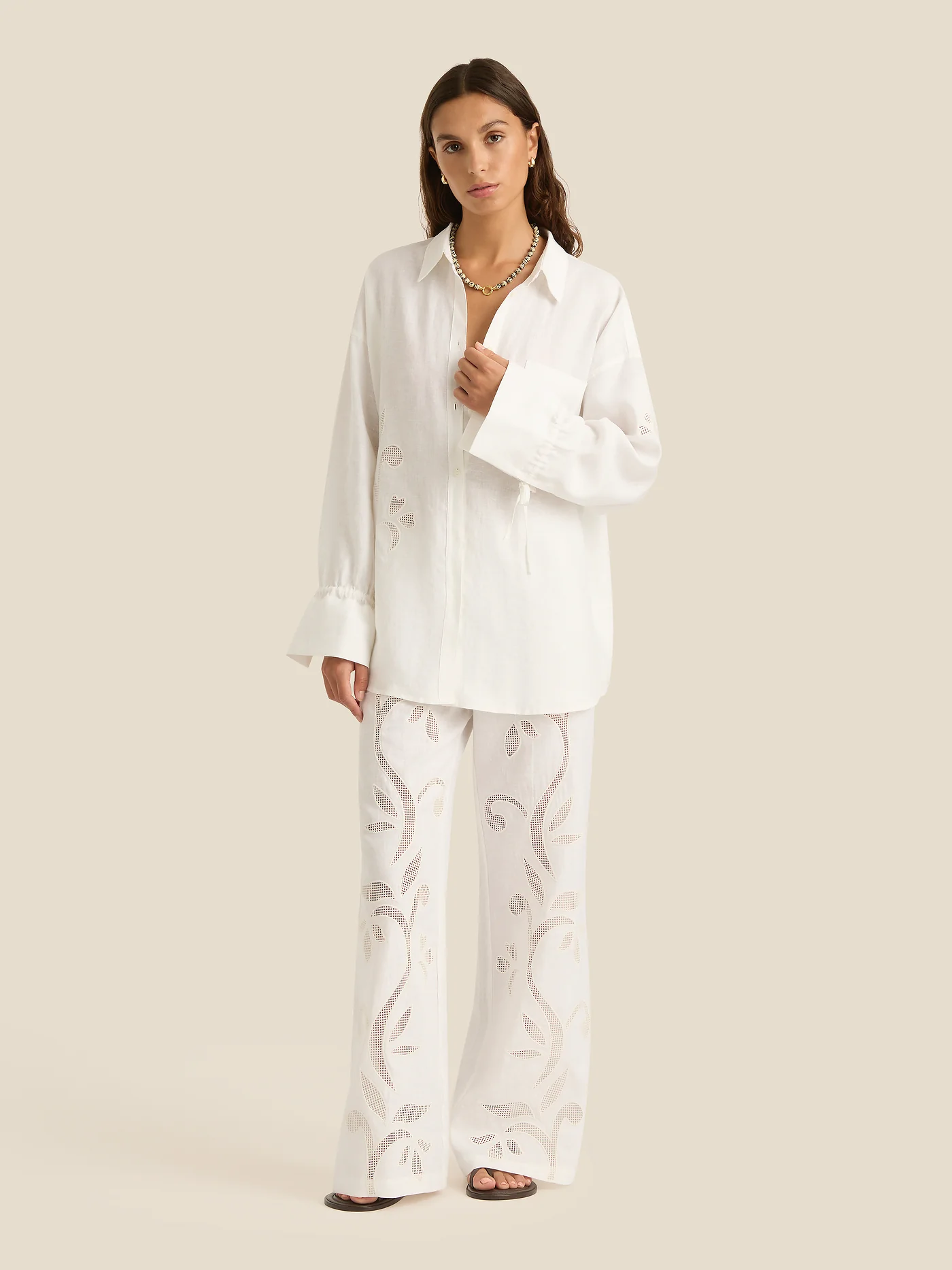 Riley Shirt | Lotus Broderie - Image 4