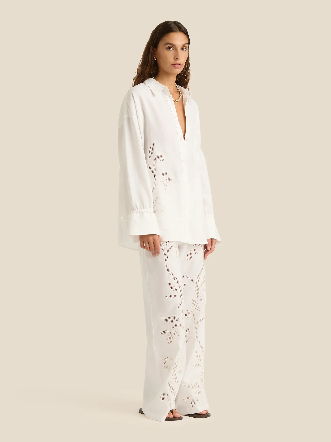 Sloane Pants | Lotus Broderie - Image 4