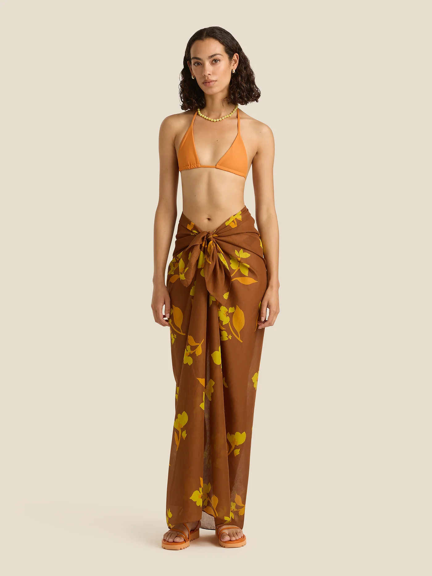 Square Pareo | Tulp Carob - Image 3