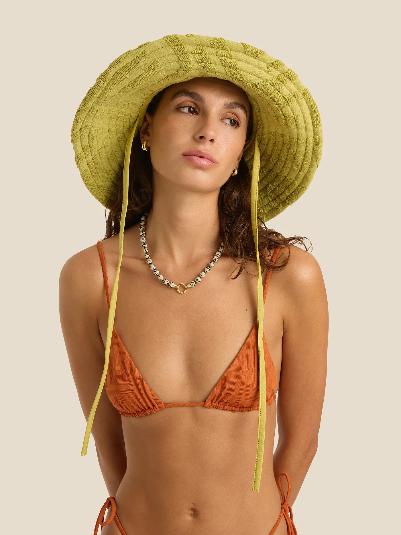 Towelling Sun Hat | Kin Aloe - Image 3