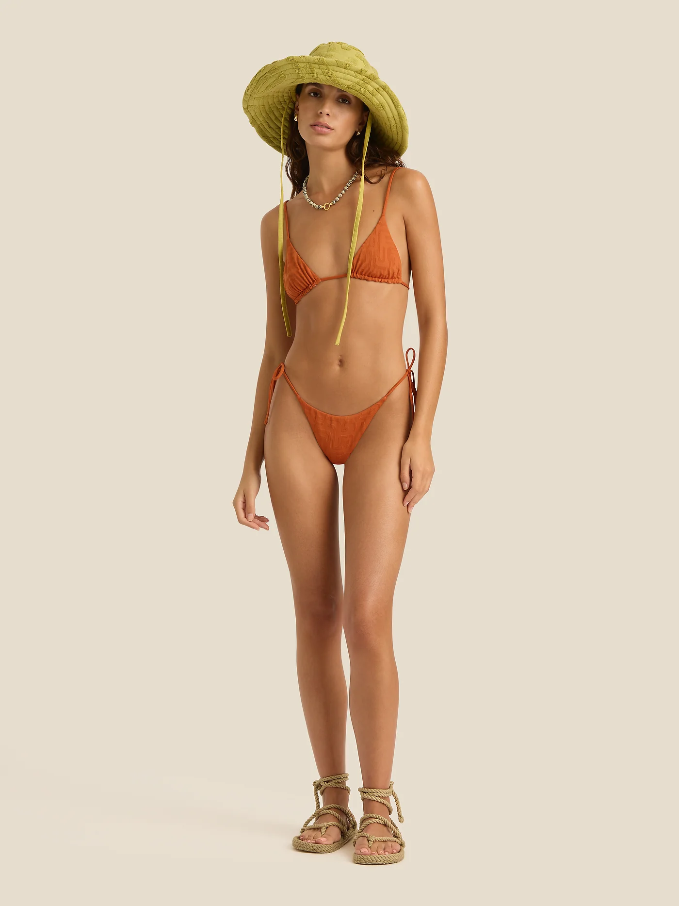 Towelling Sun Hat | Kin Aloe - Image 4