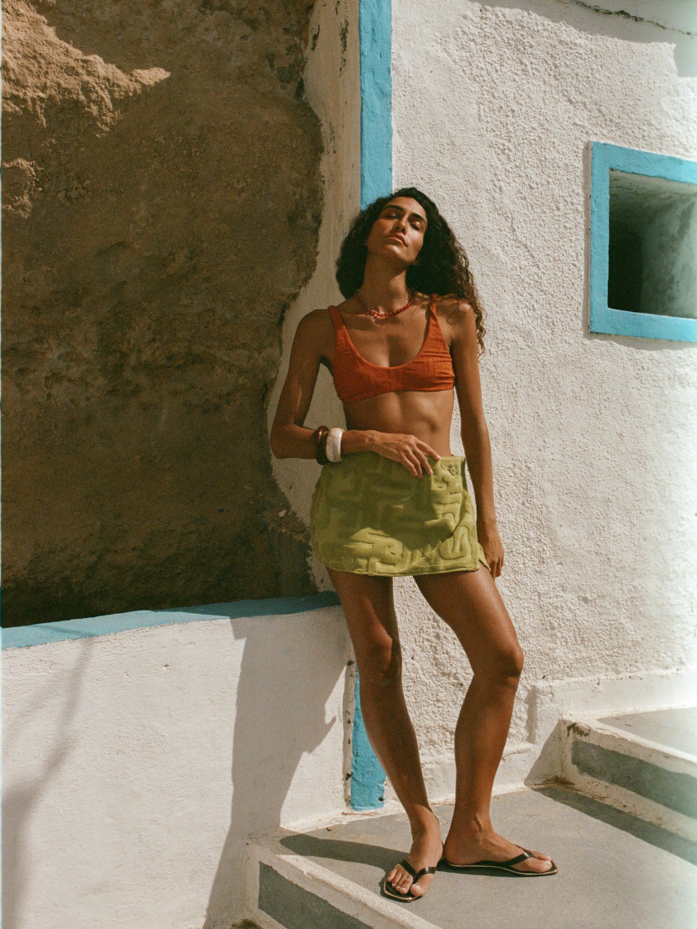 Towelling Wrap Skirt | Kin Aloe - Image 6